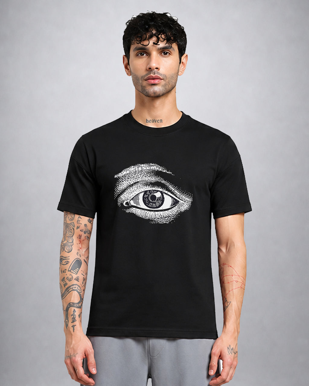 Third Eye psychedelic T-shirt by Opium Valley in regular fit