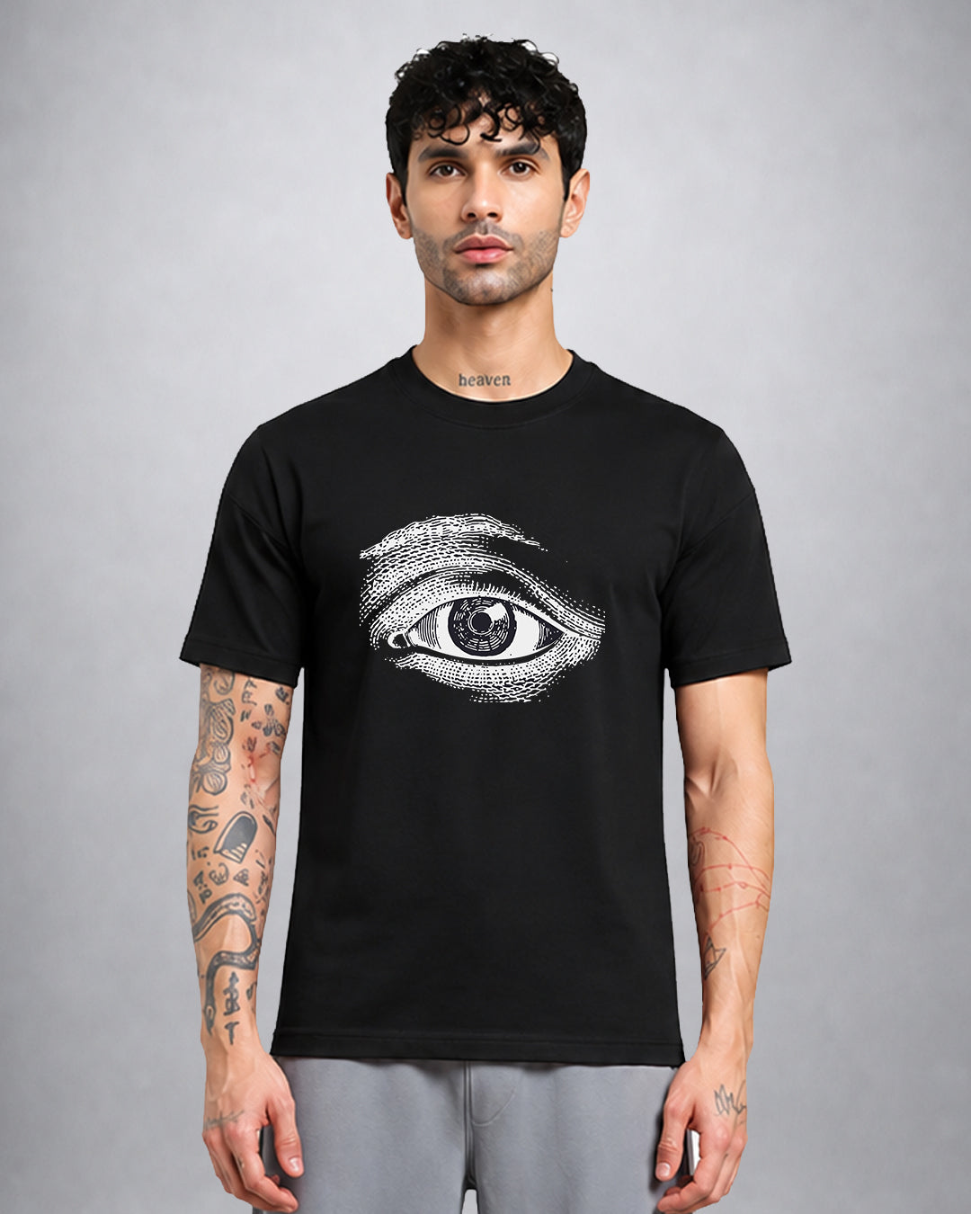 Third Eye psychedelic T-shirt by Opium Valley in regular fit