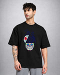 Trippy Head psychedelic T-shirt oversized fit by Opium Valley