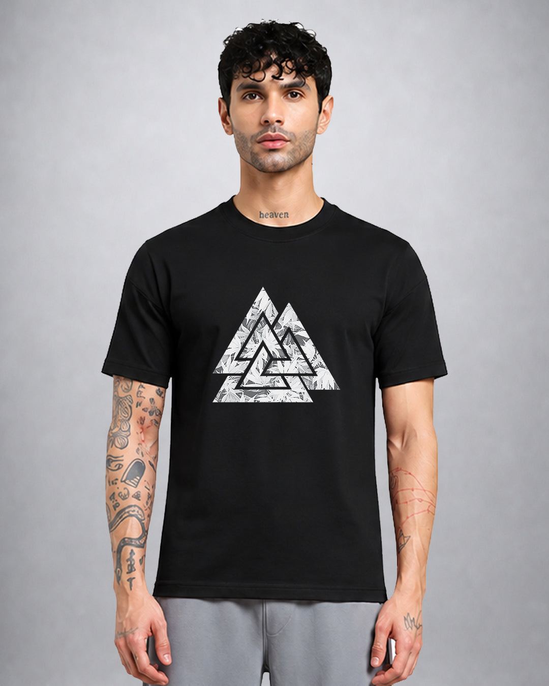 Valknut psychedelic trippy T-shirt regular fit by Opium Valley