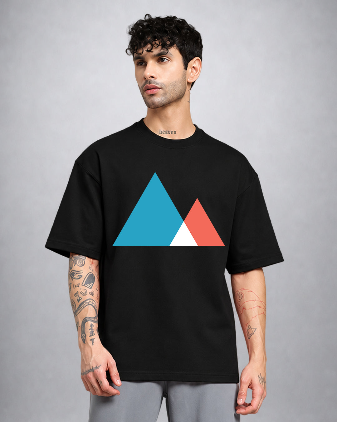 Valley psychedelic trippy T-shirt oversized fit by Opium Valley
