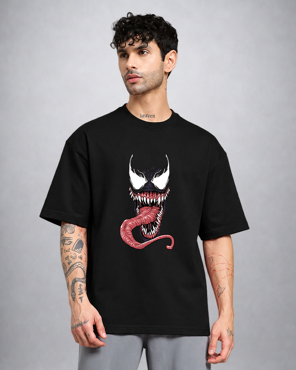 Venom psychedelic trippy T-shirt oversized fit by Opium Valley