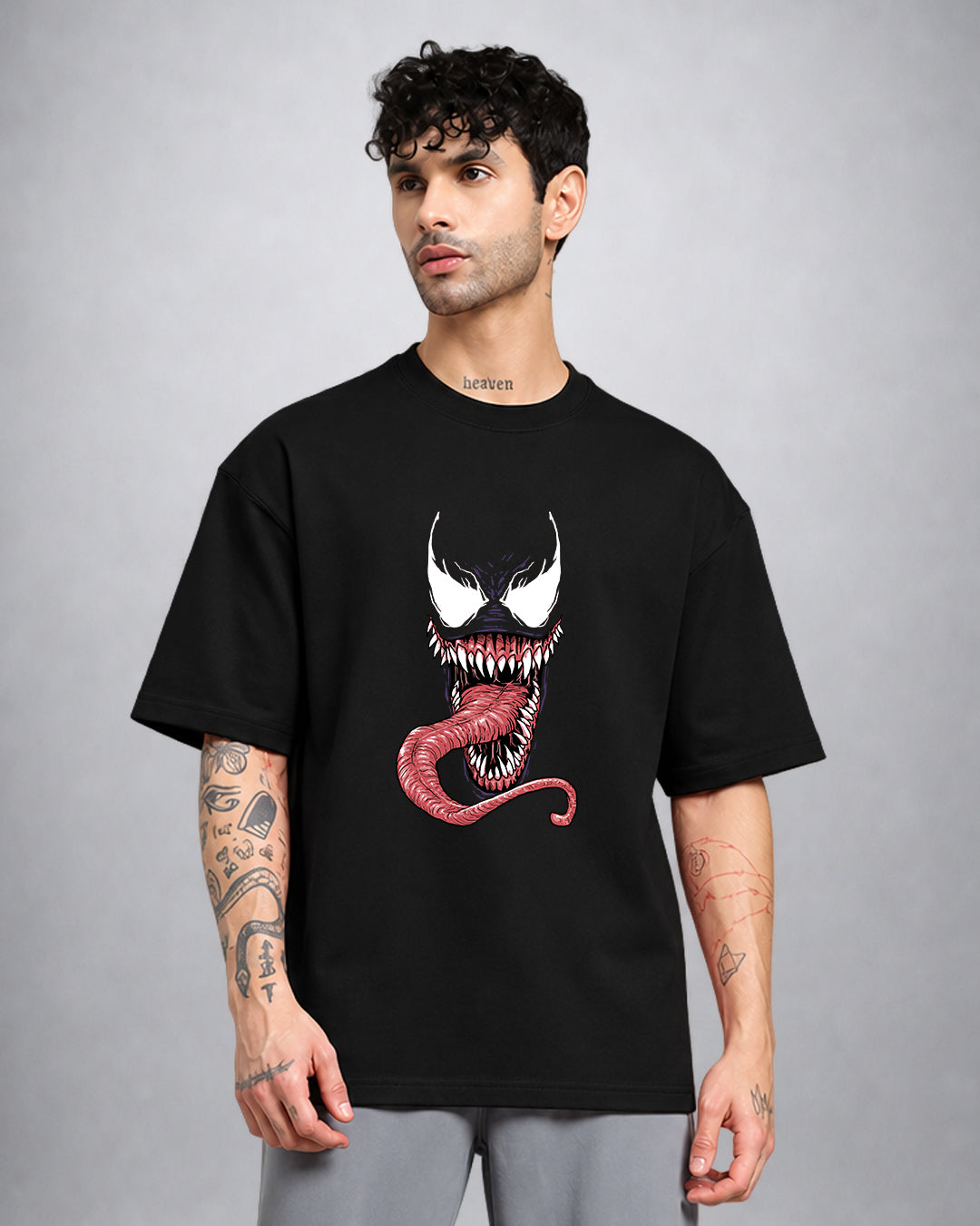 Venom psychedelic trippy T-shirt oversized fit by Opium Valley