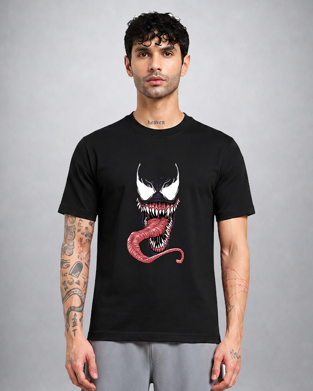 Venom psychedelic trippy T-shirt regular fit by Opium Valley
