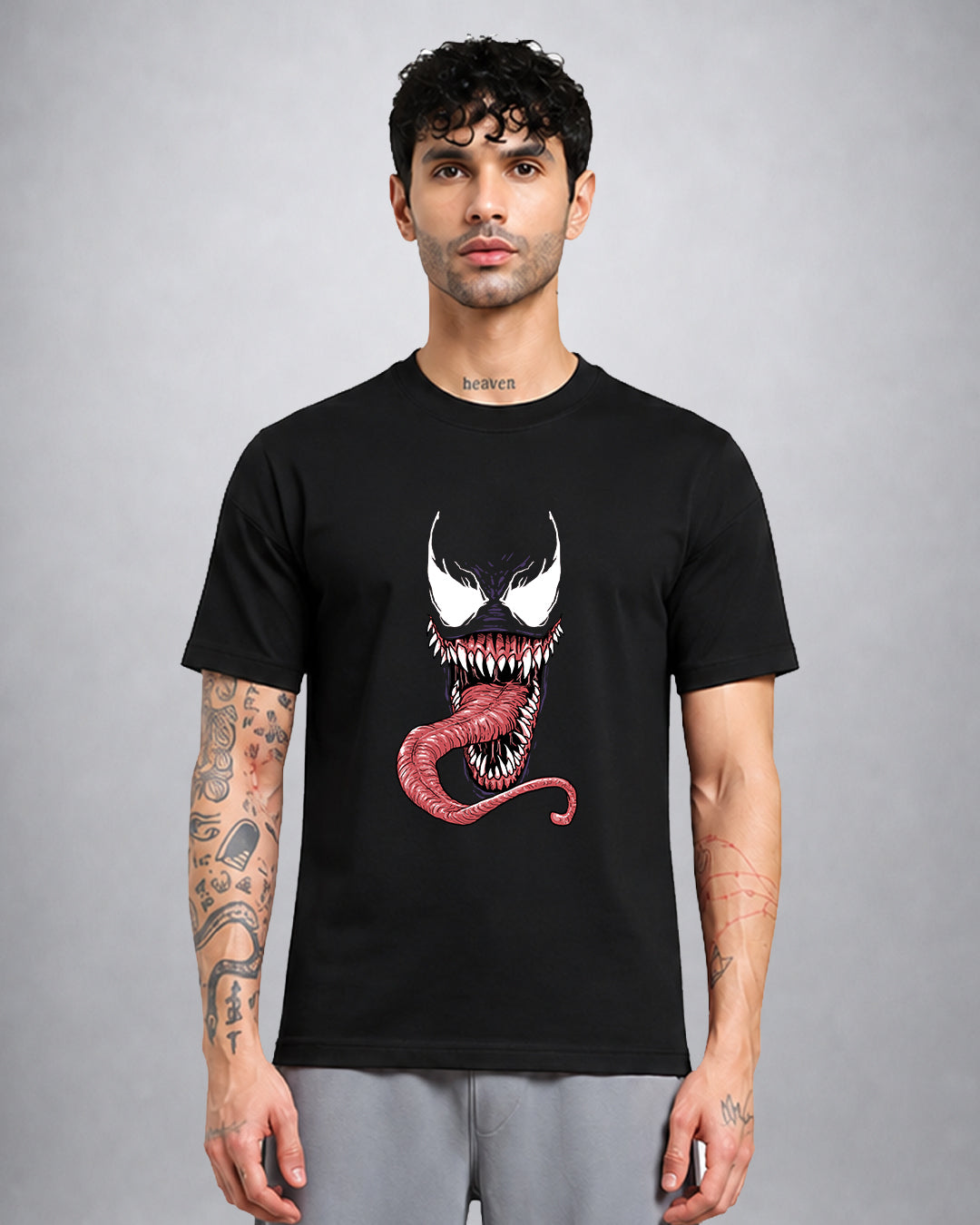 Venom psychedelic trippy T-shirt regular fit by Opium Valley