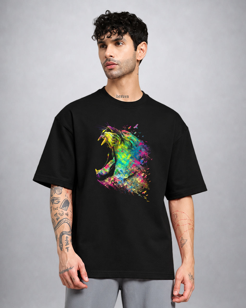 Vicious Nature psychedelic trippy T-shirt oversized fit by Opium Valley