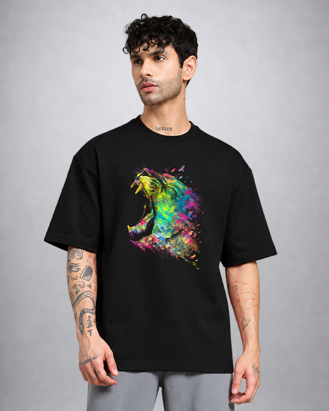 Vicious Nature psychedelic trippy T-shirt oversized fit by Opium Valley
