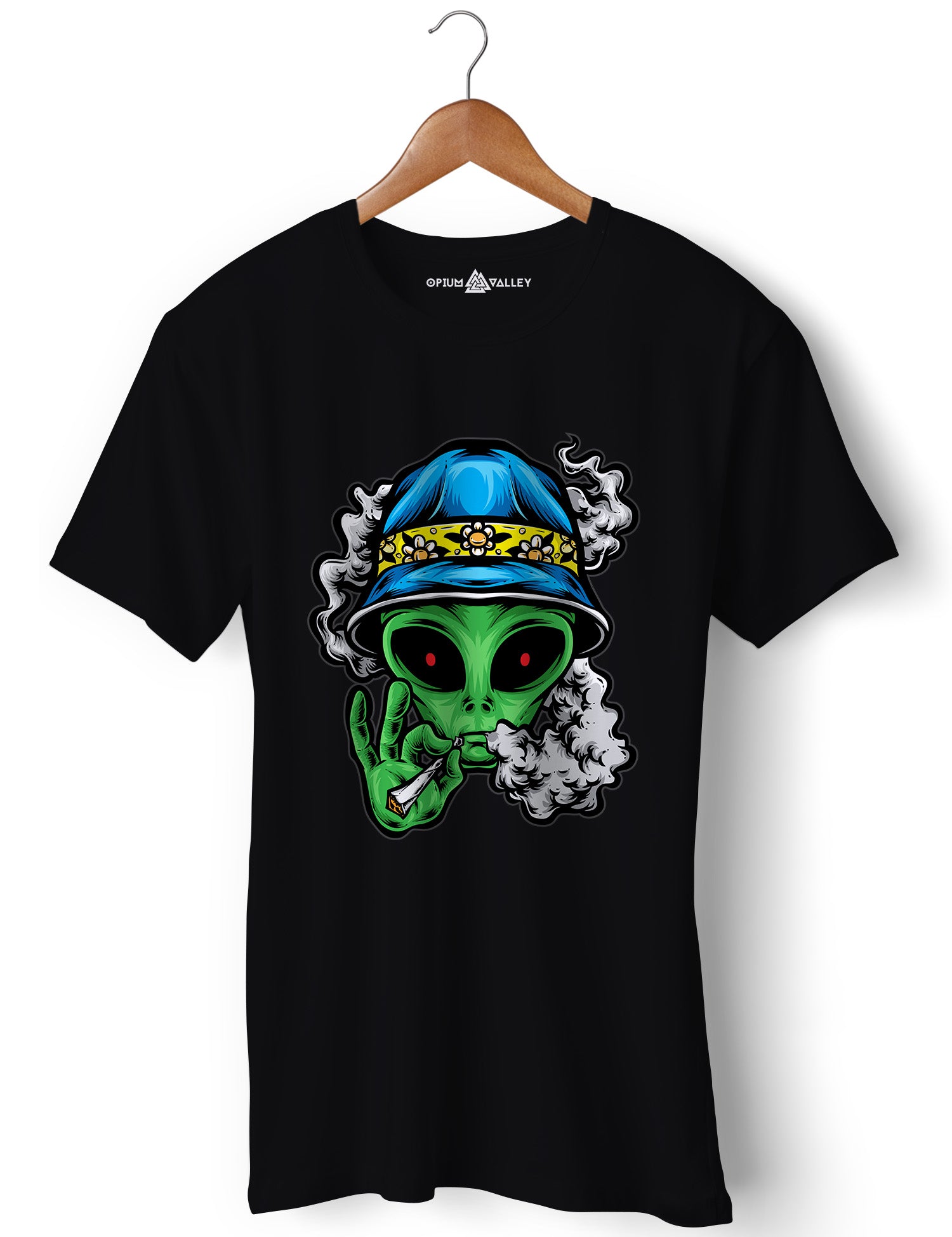 Stoner Alien - Round Neck T-Shirt