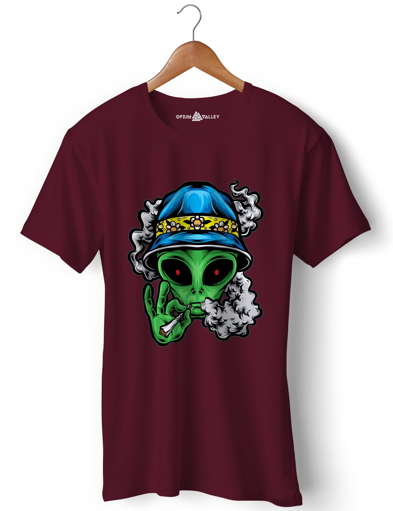 Stoner Alien - Round Neck T-Shirt
