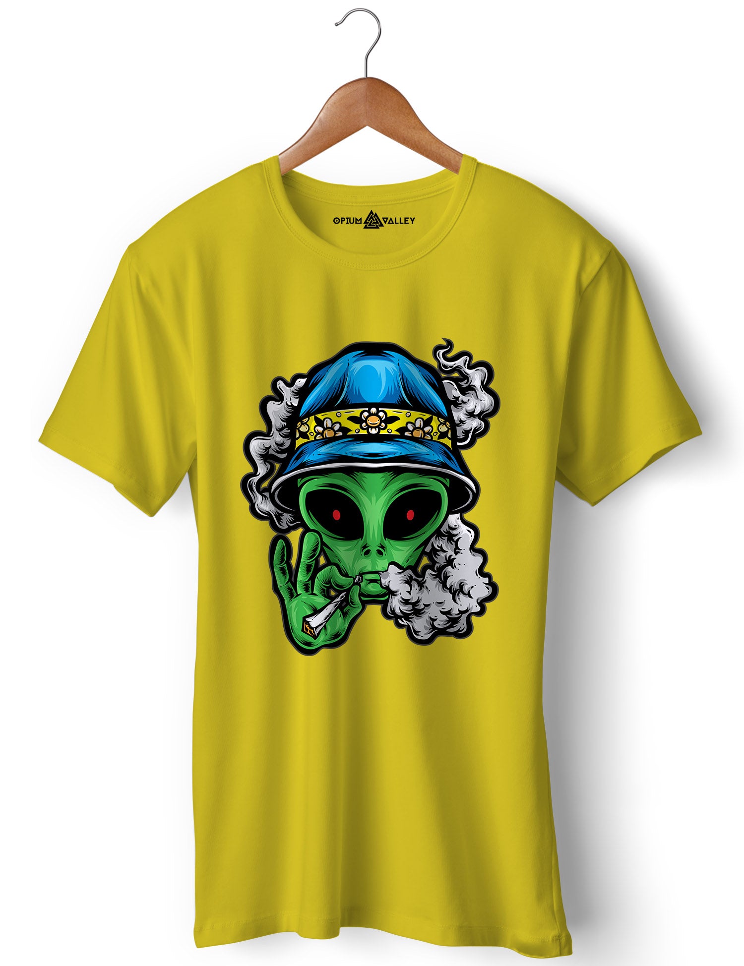 Stoner Alien - Round Neck T-Shirt