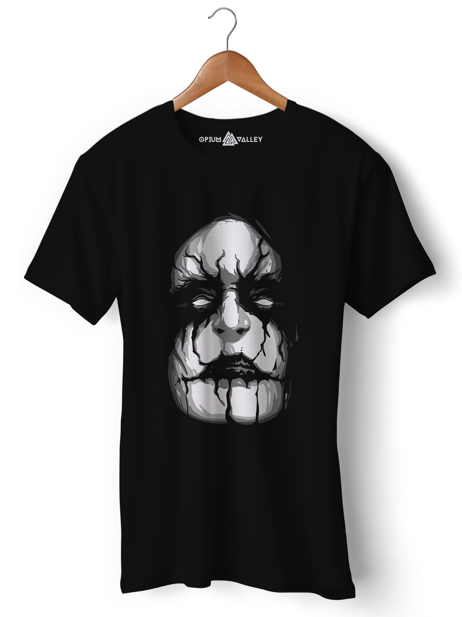 Black Metal  - Round Neck T-Shirt - Opium Valley