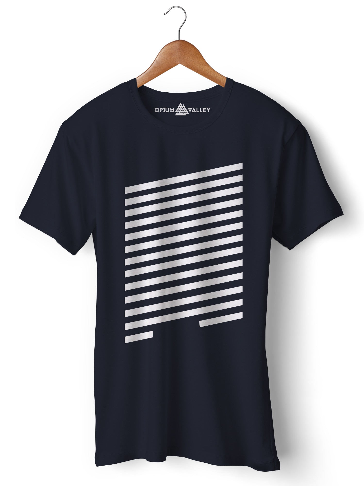 Men's Minimal Psychedelic Graphic T-Shirt - Subtle and Clean Design