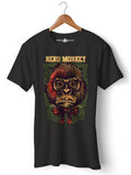 Men's Nerd Monkey Graphic T-Shirt - Funny Geek Desig