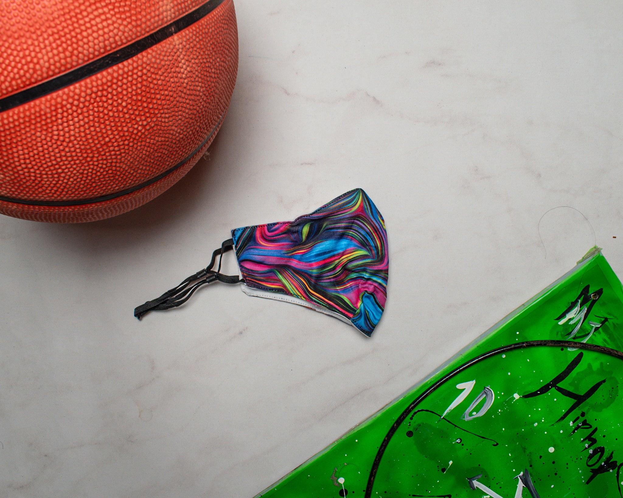 Designer Face Mask (3-layer with filter pocket): PSYCHEDELIA
