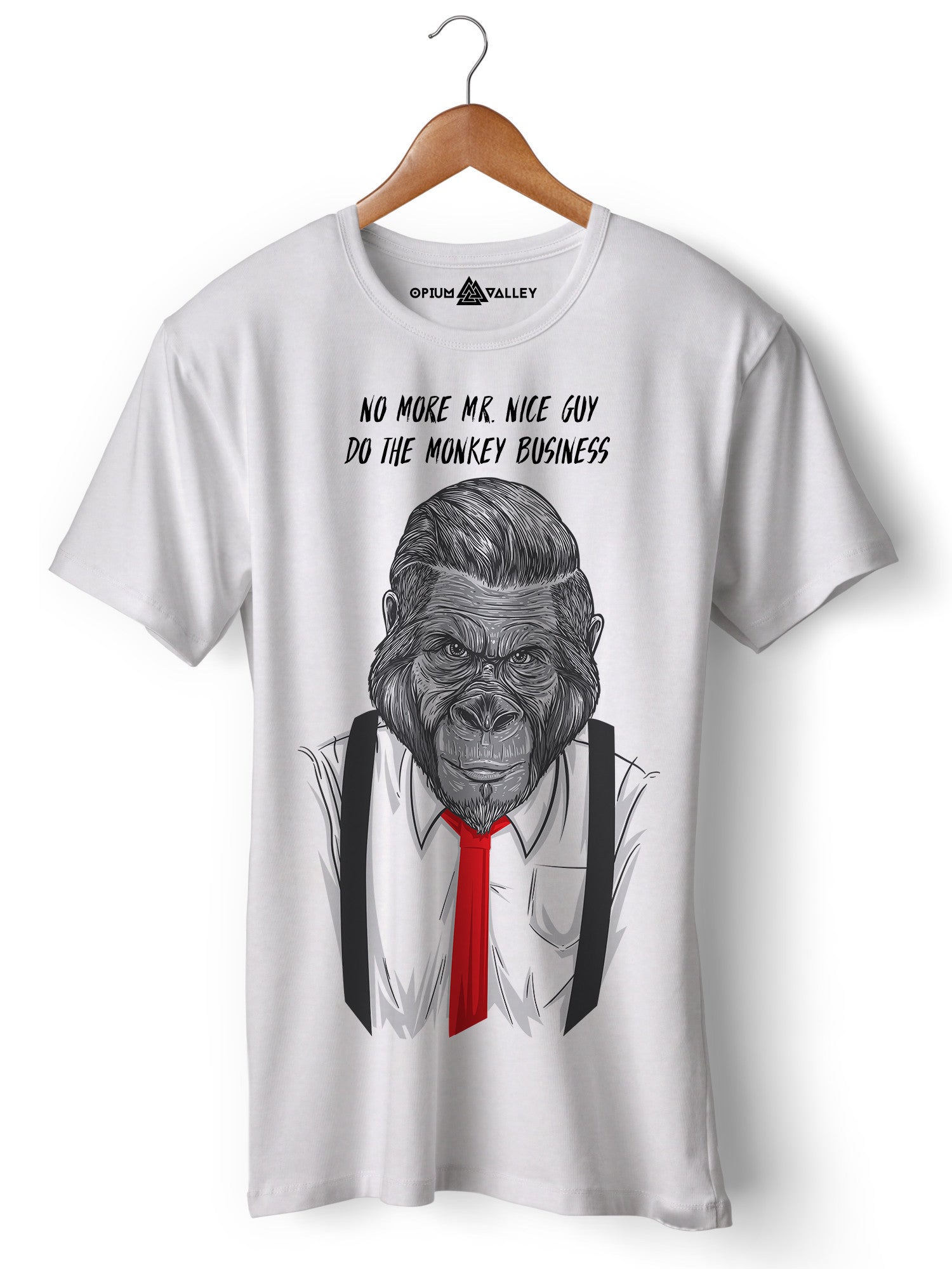 Slick Ape - Round Neck T-Shirt - Opium Valley