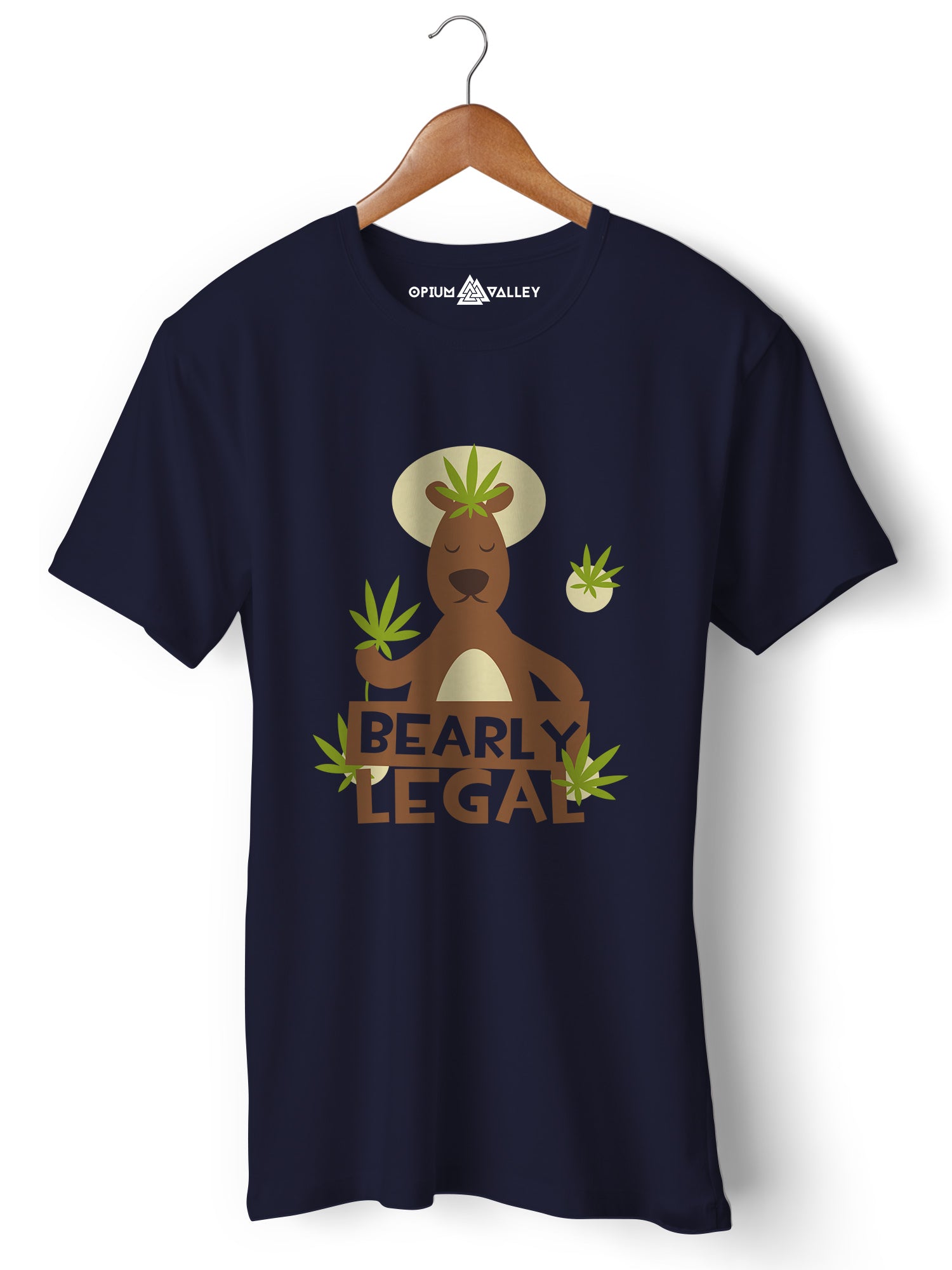 Bearly Legal - Round Neck T-Shirt - Opium Valley