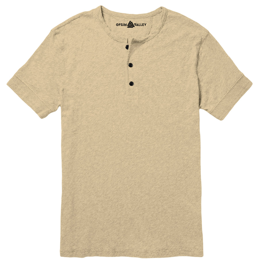 Beige - Henley T-Shirt