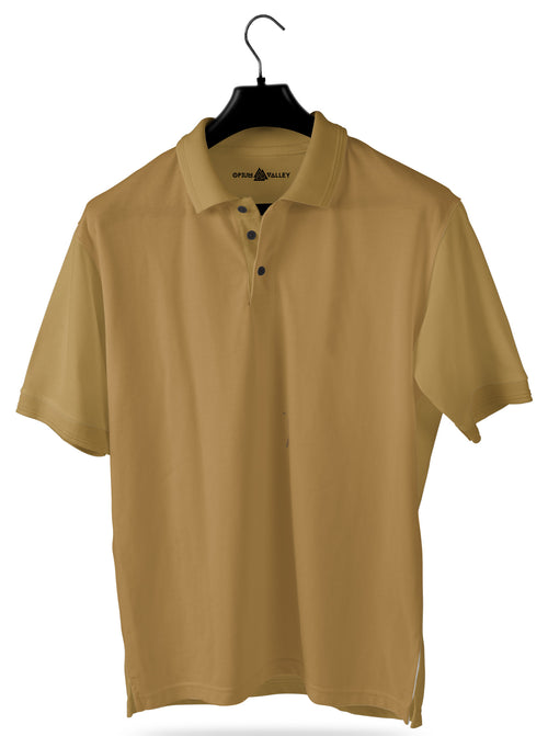 Beige- Polo T-shirt - Opium Valley