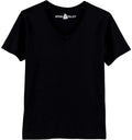 Black - V-neck T-Shirt - Opium Valley
