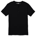 Black - Henley T-Shirt - Opium Valley