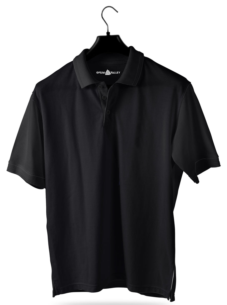 Black- Polo T-shirt