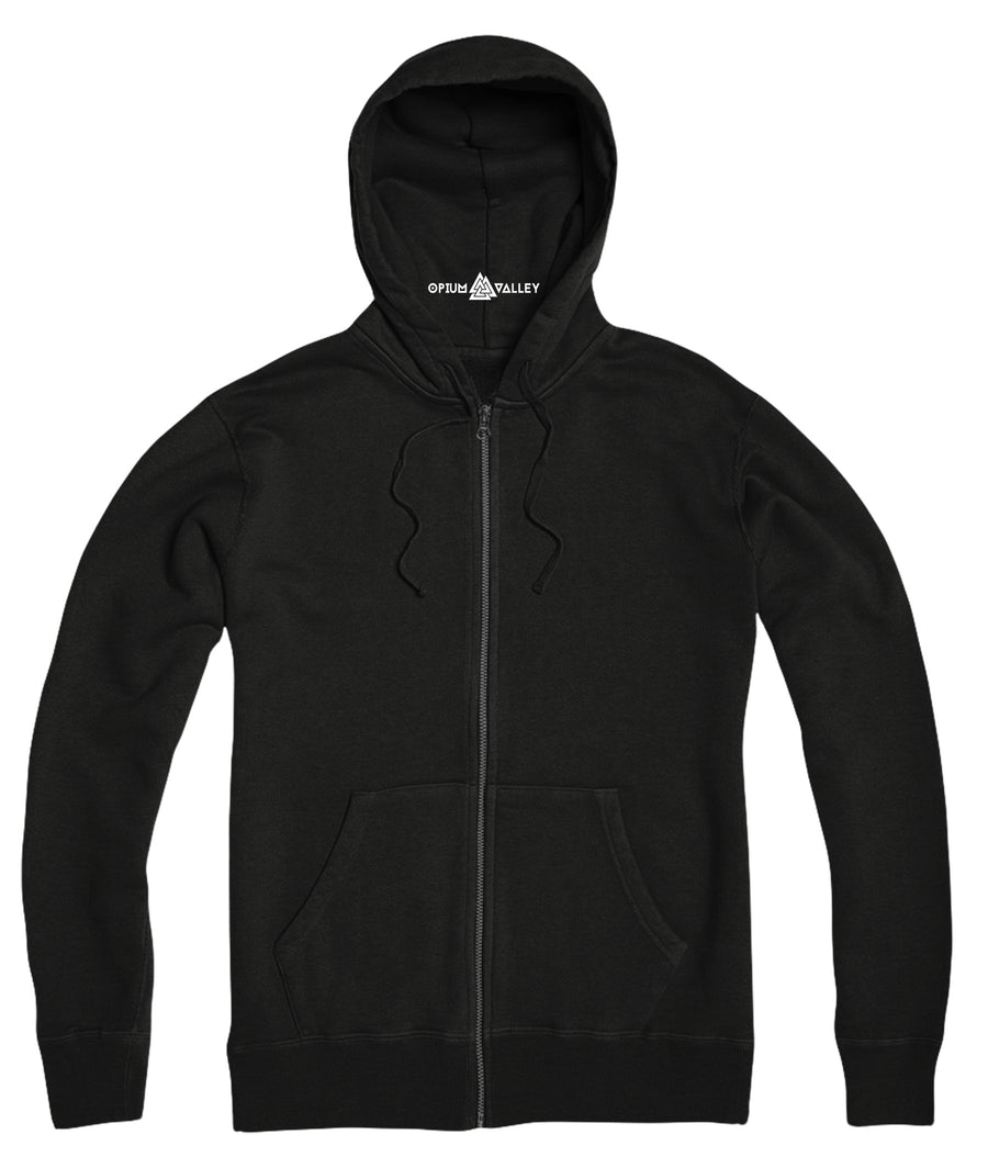 Black - Zipper Hoodie