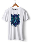 Men's Psychedelic Wolf Graphic T-Shirt - Mesmerizing Trippy Design