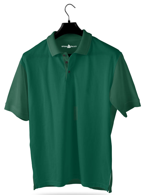 Bottle Green- Polo T-shirt - Opium Valley