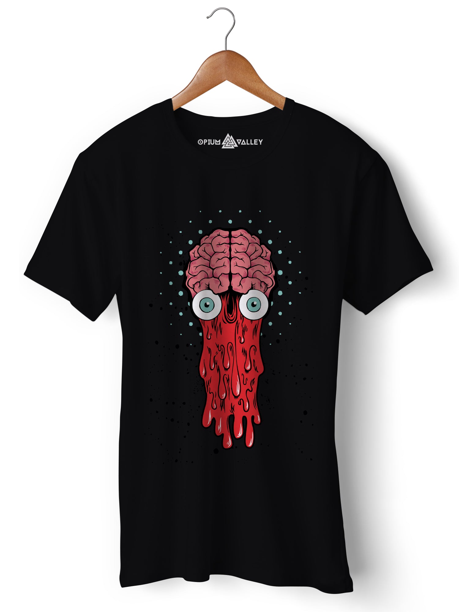 Men's Brain Bad Graphic T-Shirt - Hilarious and Edgy Design