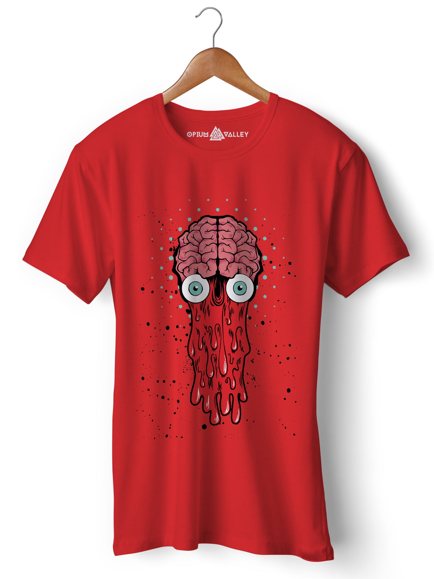 Men's Brain Bad Graphic T-Shirt - Hilarious and Edgy Design