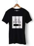 Men's Life is Brewtiful Graphic T-Shirt - Funny Coffee Pun Design