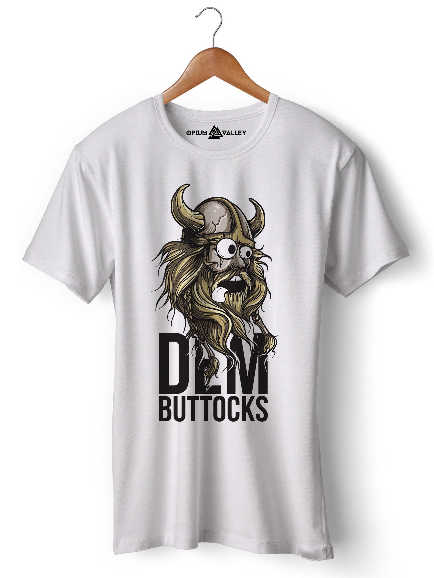 Dem Buttocks - Round Neck T-Shirt - Opium Valley
