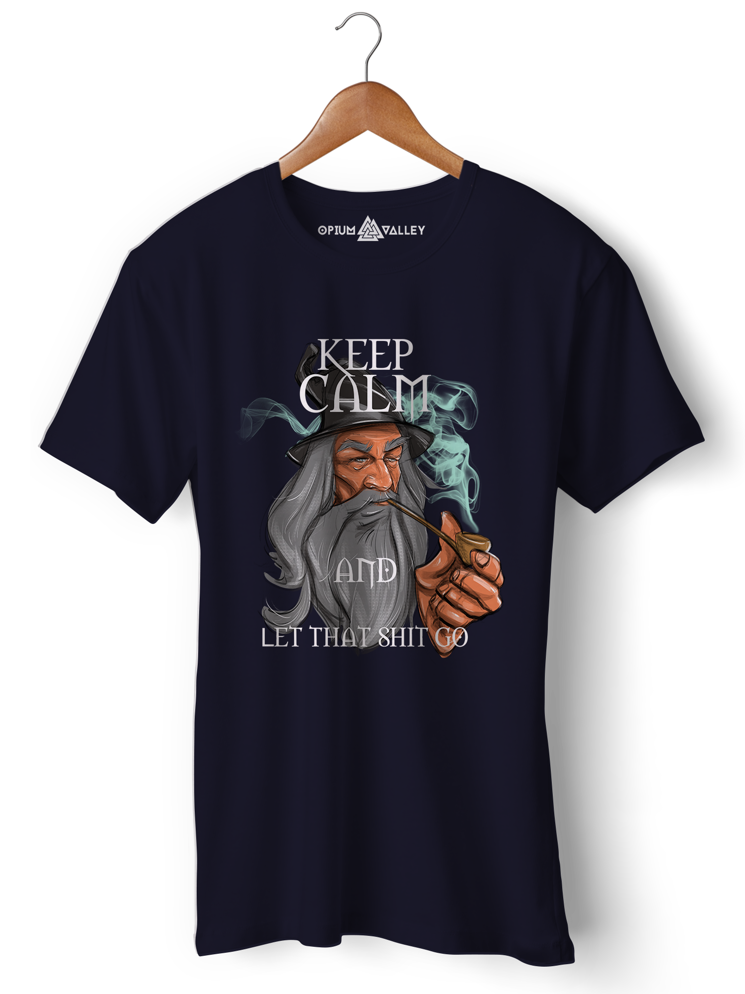 Let That Shit Go - Round Neck T-Shirt - Opium Valley