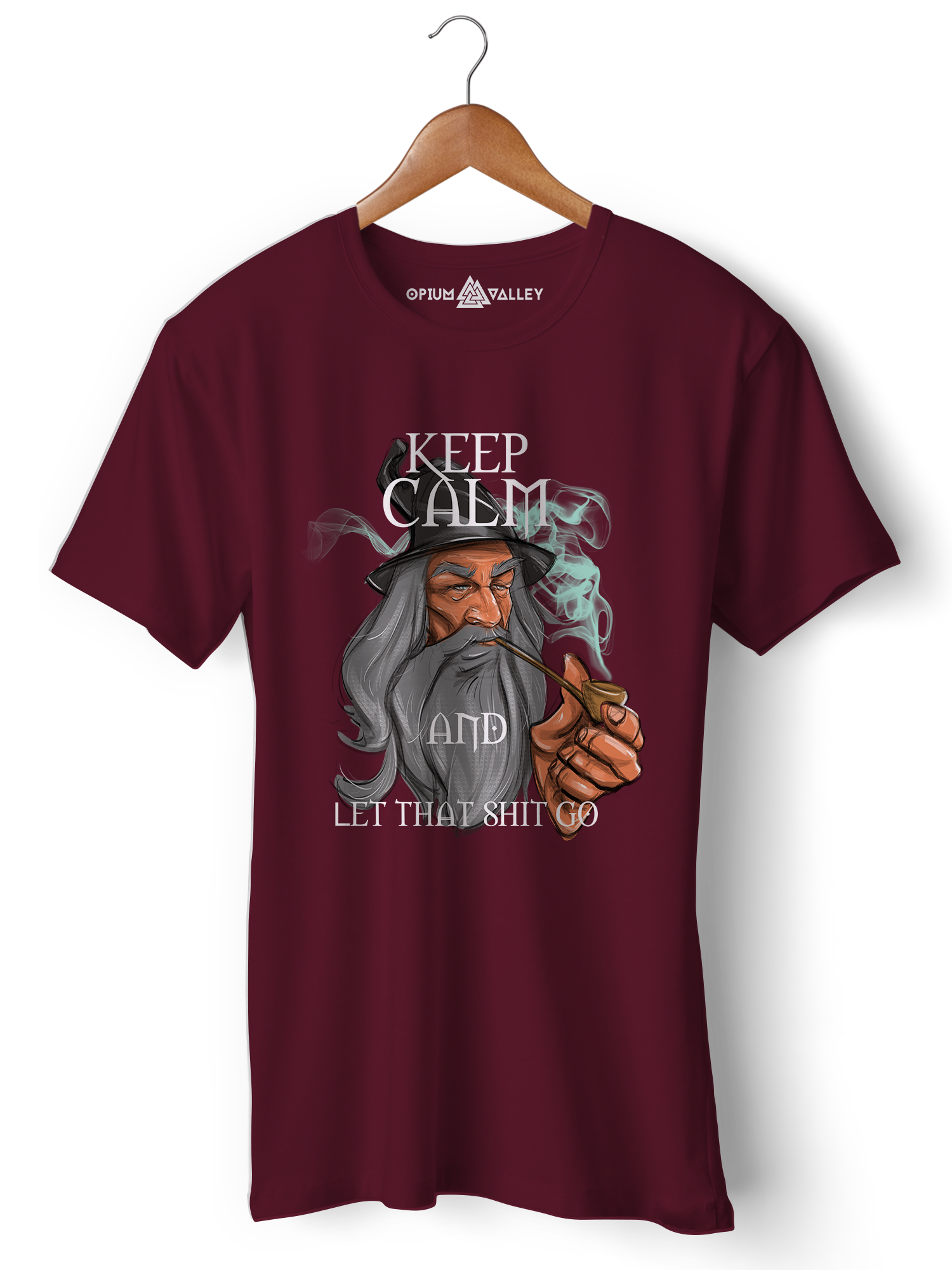 Let That Shit Go - Round Neck T-Shirt - Opium Valley