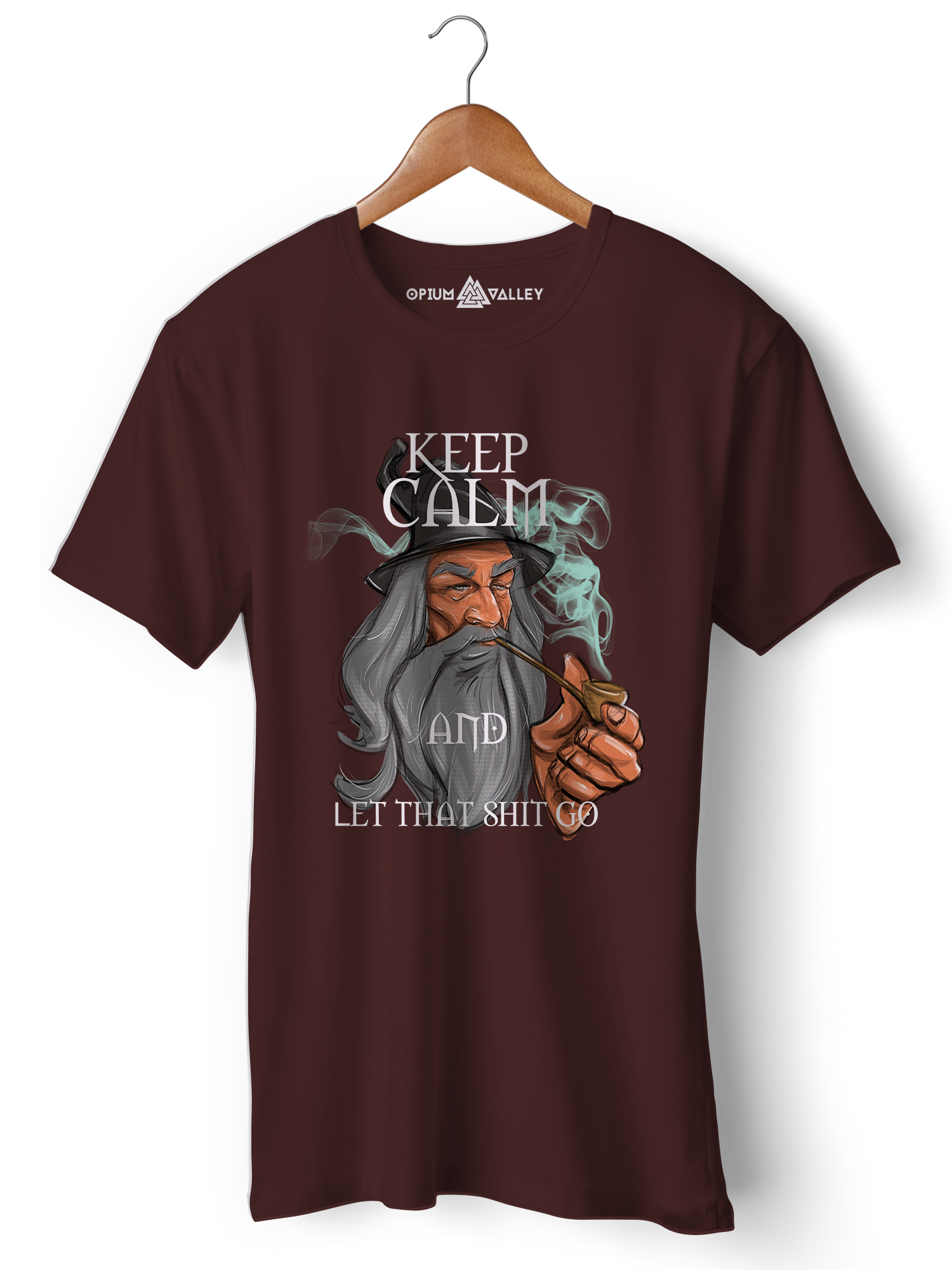 Let That Shit Go - Round Neck T-Shirt - Opium Valley