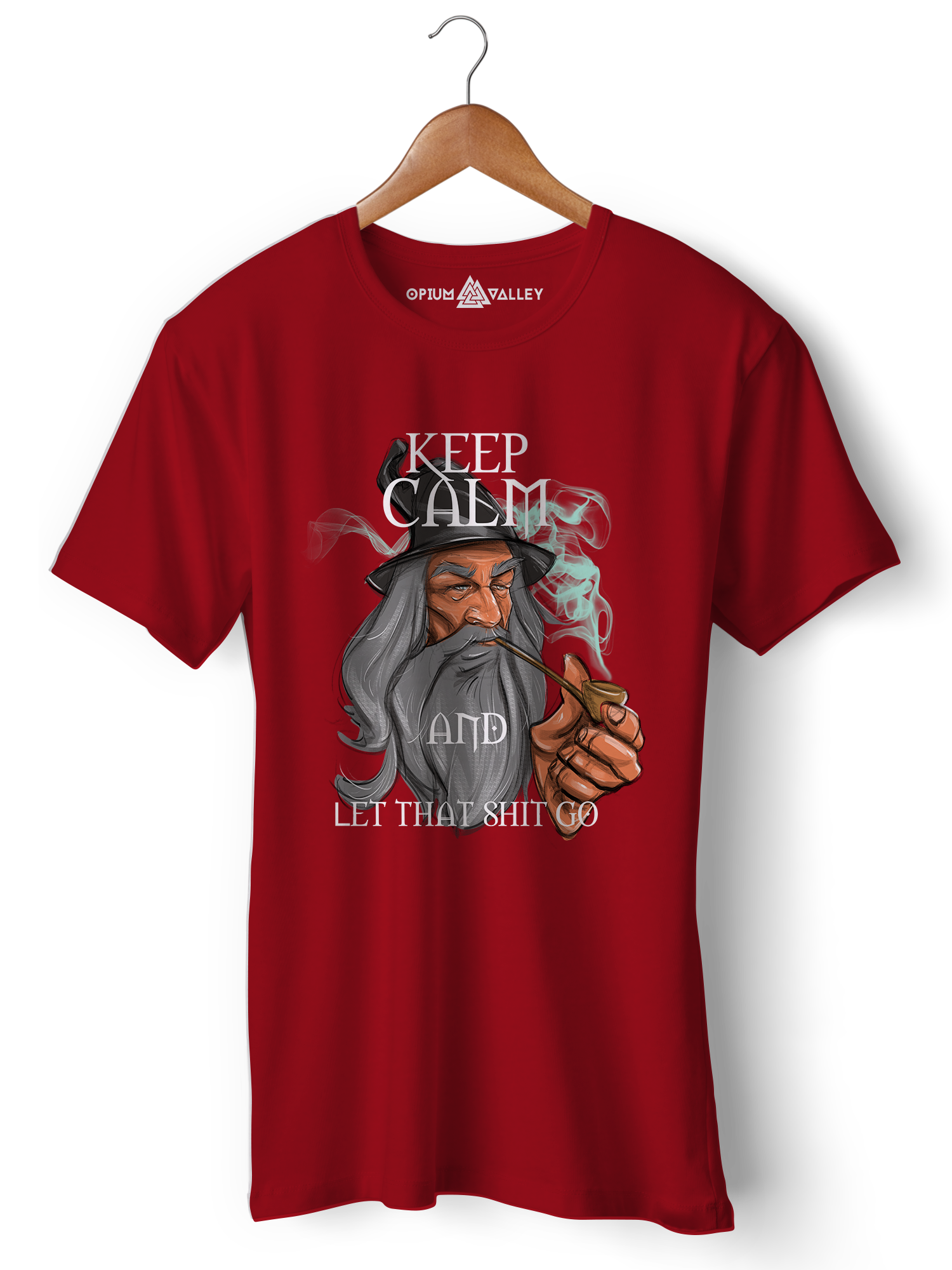 Let That Shit Go - Round Neck T-Shirt - Opium Valley