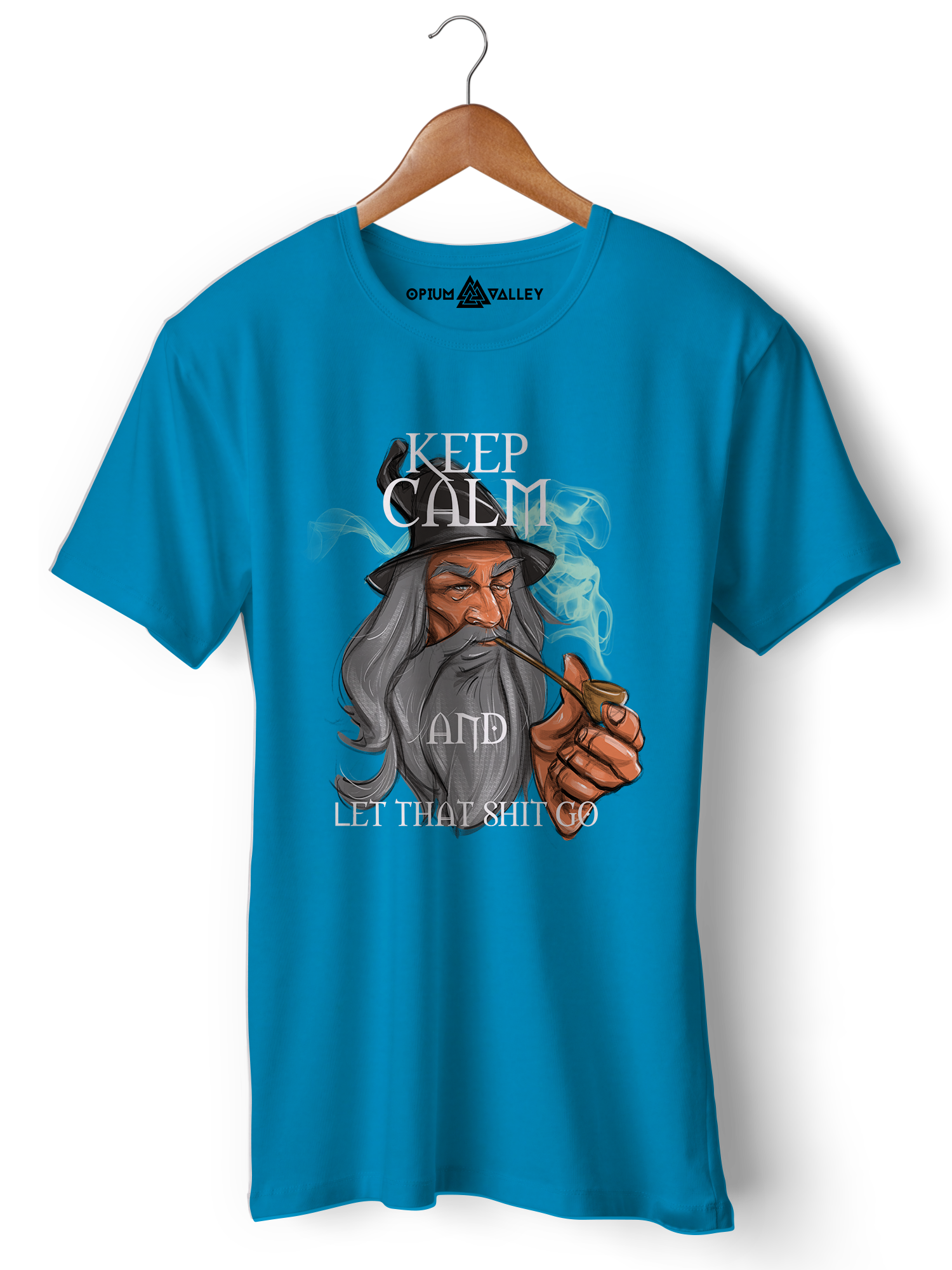 Let That Shit Go - Round Neck T-Shirt - Opium Valley