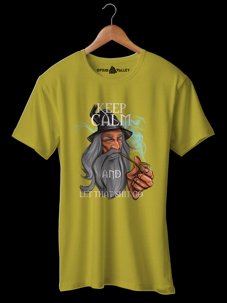 Let That Shit Go - Round Neck T-Shirt - Opium Valley