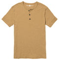 Camel brown - Henley T-Shirt - Opium Valley