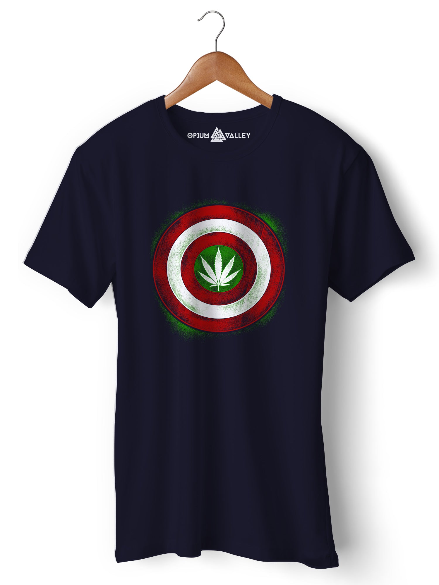 Captain Kush - Round Neck T-Shirt - Opium Valley