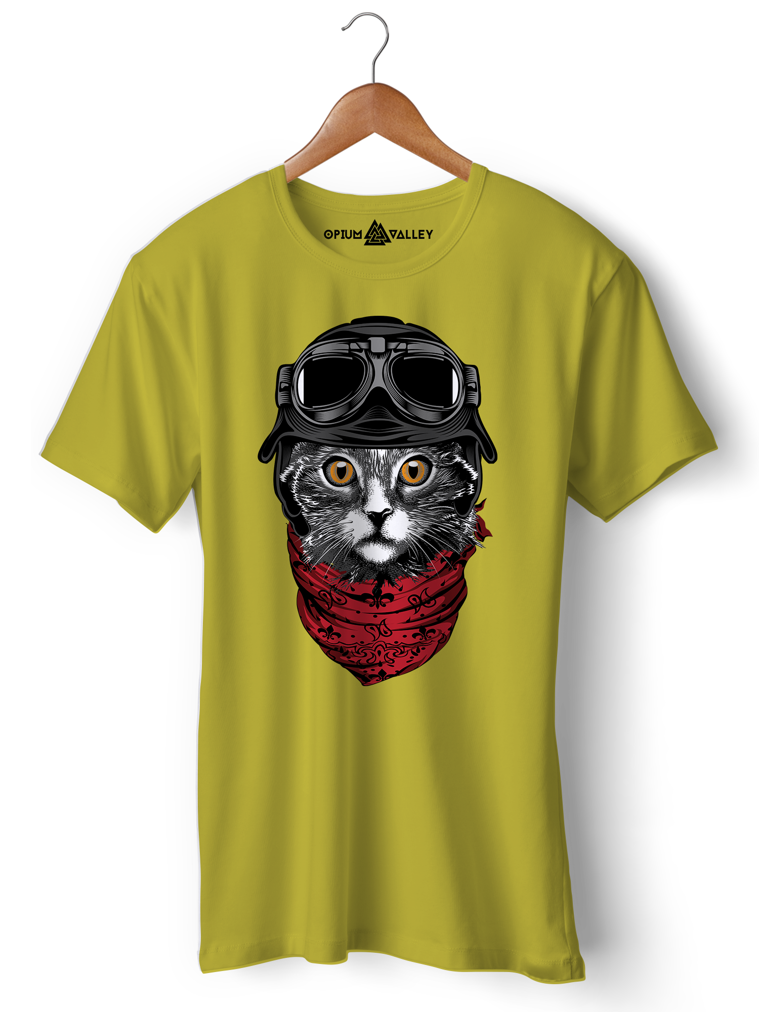 Cat In The Hat - Round Neck T-Shirt - Opium Valley