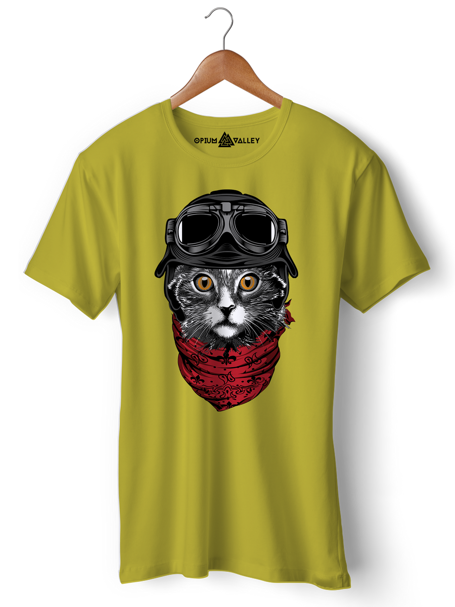 Cat In The Hat - Round Neck T-Shirt