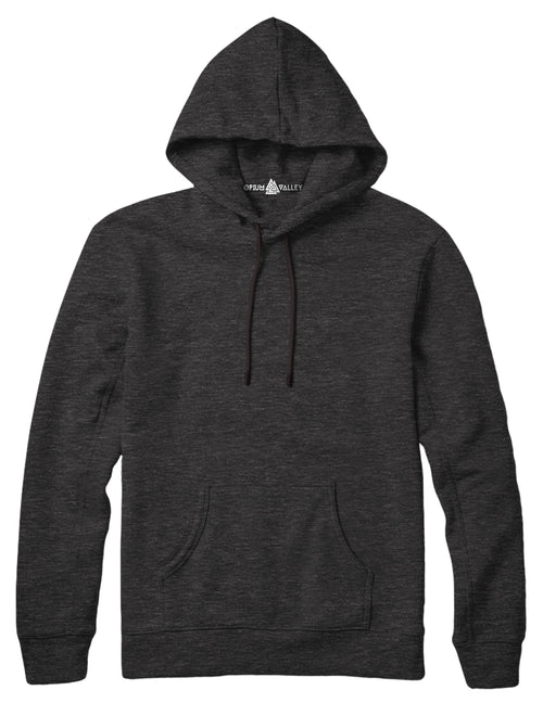 Charcoal Melange- Hoodie - Opium Valley