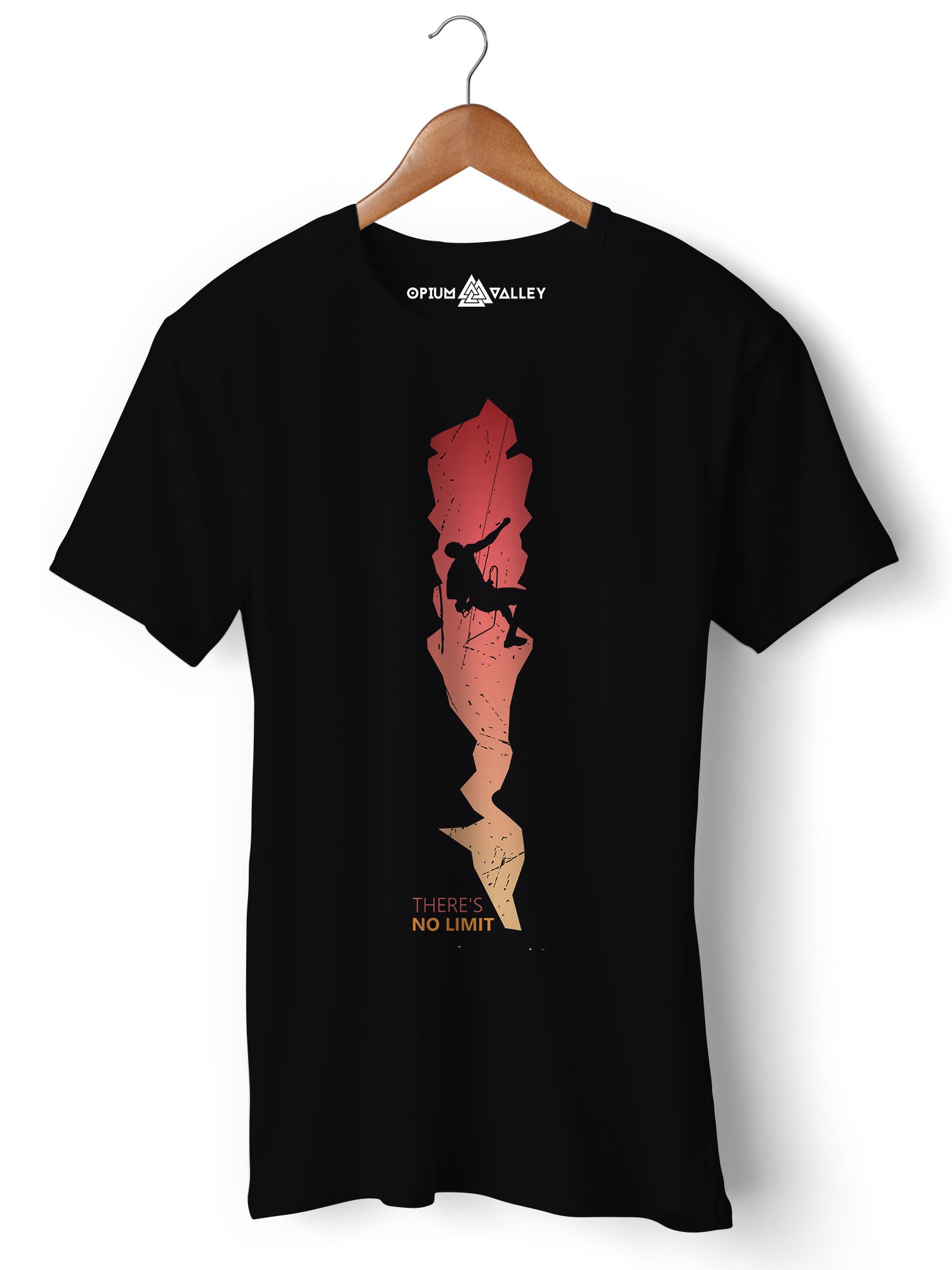 Climb - Round Neck T-Shirt - Opium Valley