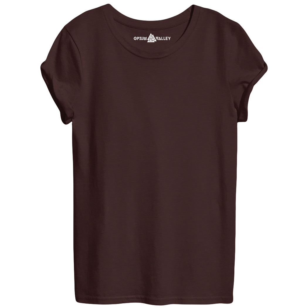 Coffee - Round Neck T-Shirt For Women - Opium Valley