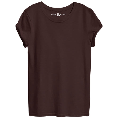 Coffee - Round Neck T-Shirt For Women - Opium Valley