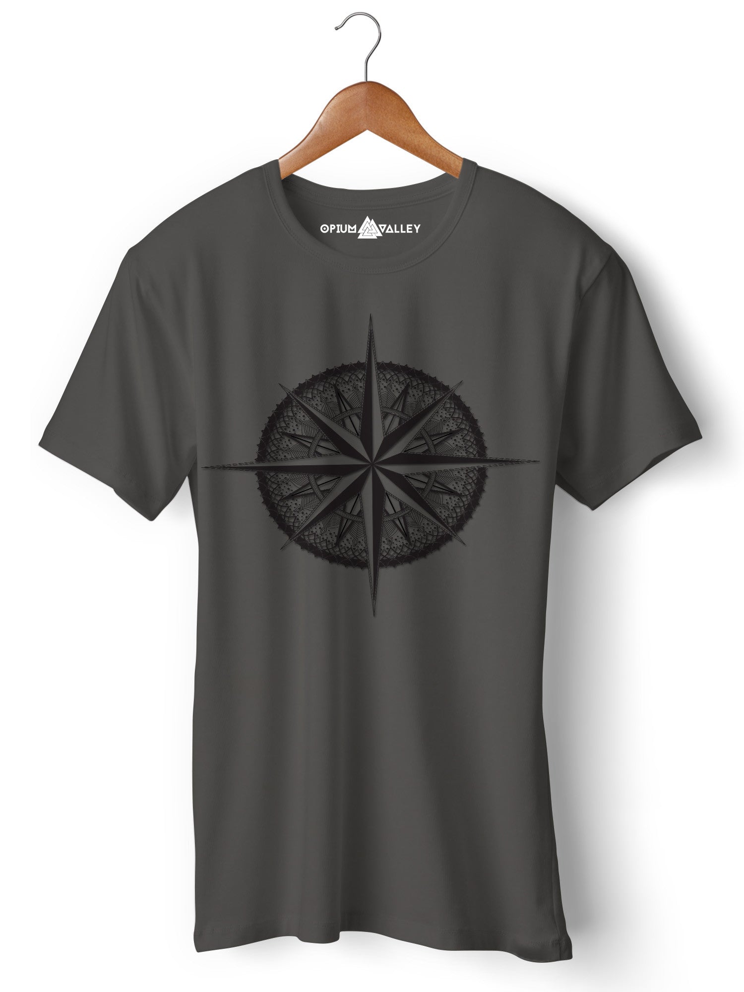 Compass - Round Neck T-Shirt - Opium Valley