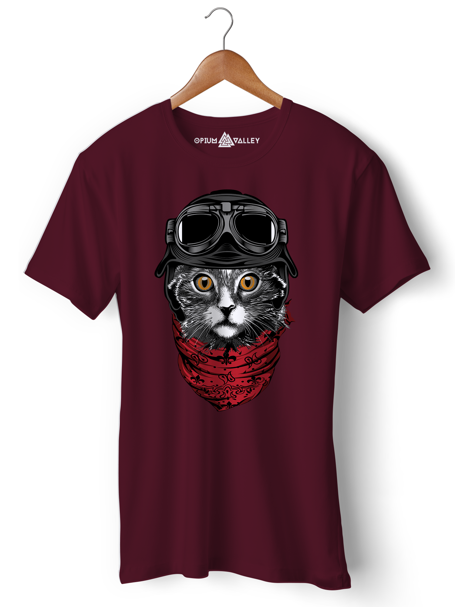 Cat In The Hat - Round Neck T-Shirt - Opium Valley