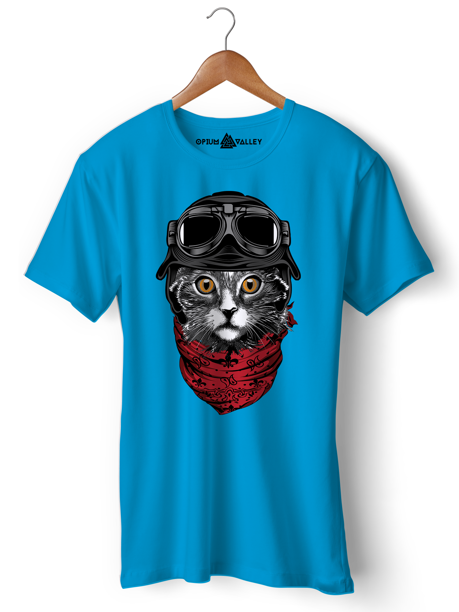 Cat In The Hat - Round Neck T-Shirt - Opium Valley