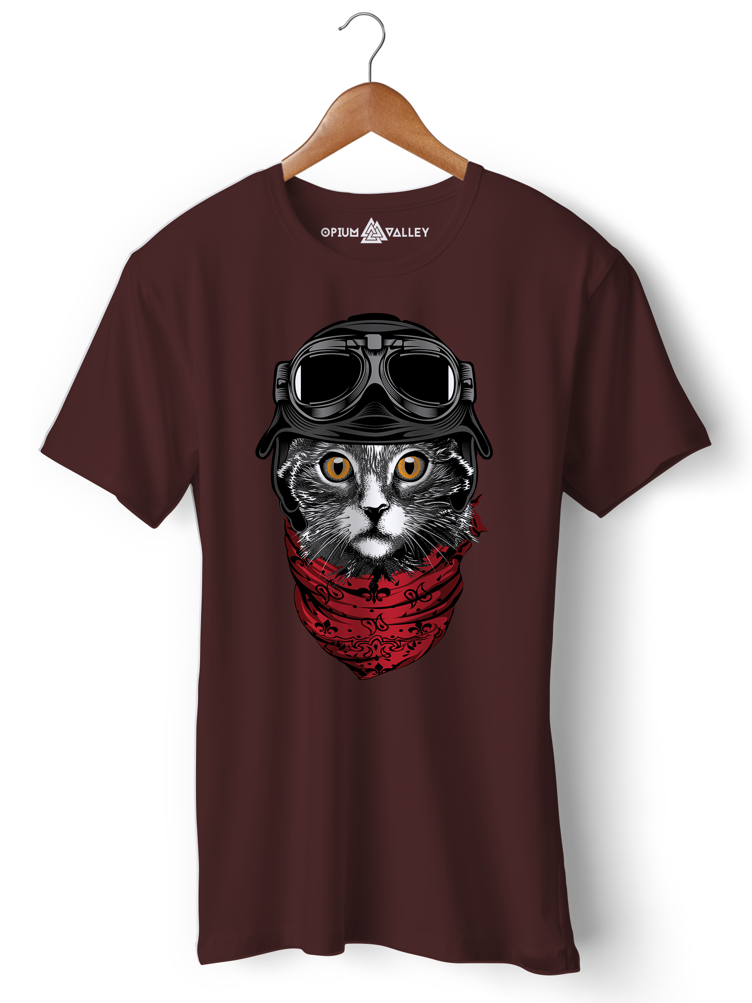 Cat In The Hat - Round Neck T-Shirt - Opium Valley